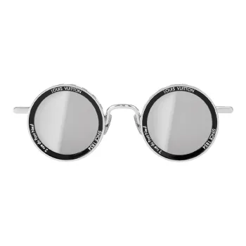 LOUIS VUITTON Lv Super Vision Metal Round Sunglasses
