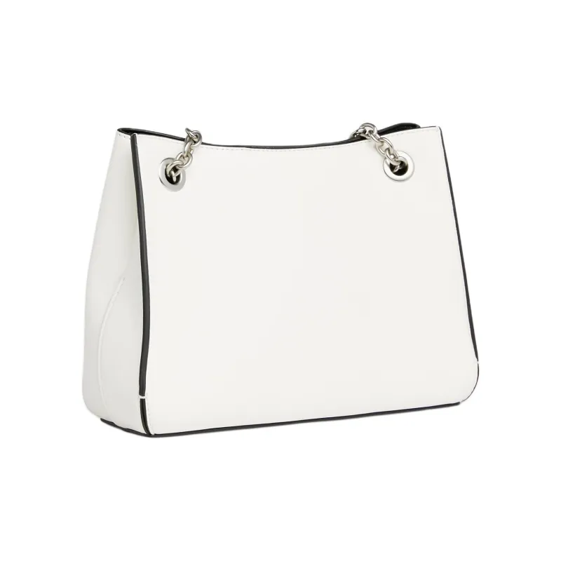 CALVIN KLEIN Polyurethane Handbag, Shoulder Bag Women's White-4
