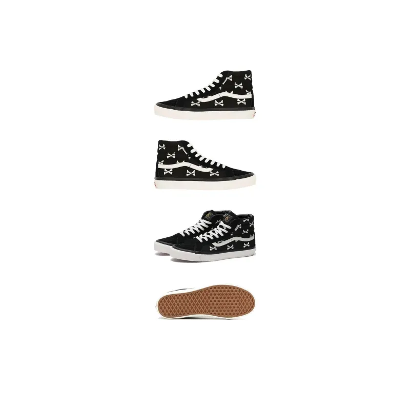 Vans Sk8 Hi Wtaps Black Crossbones-4