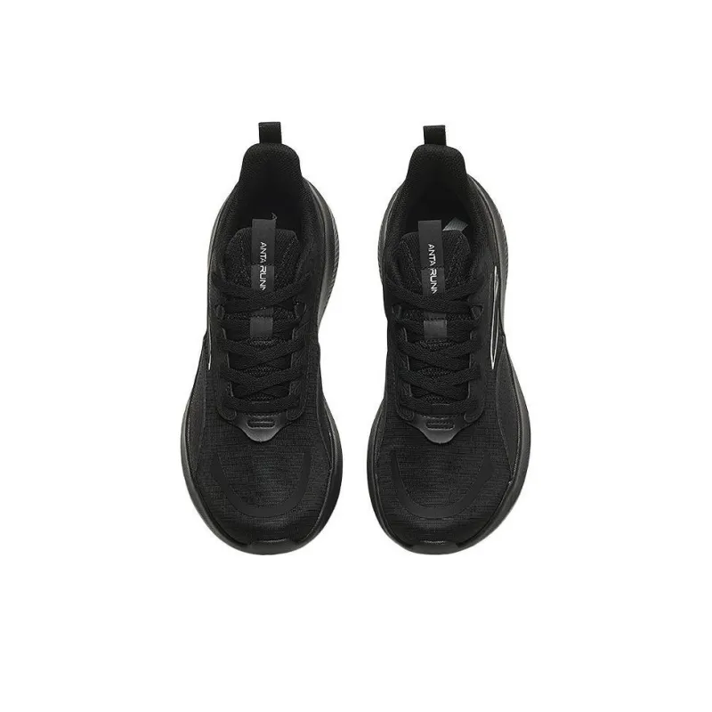Anta Cushioning Slip Resistant Abrasion Resistant Breathable Casual Running Shoes Men's Black-3