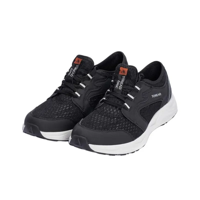 TOREAD Slip Resistant, Abrasion Resistant, Breathable Low Top Hiking Shoes Men's Black-2