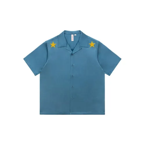 CLOT Shirts Men Blue