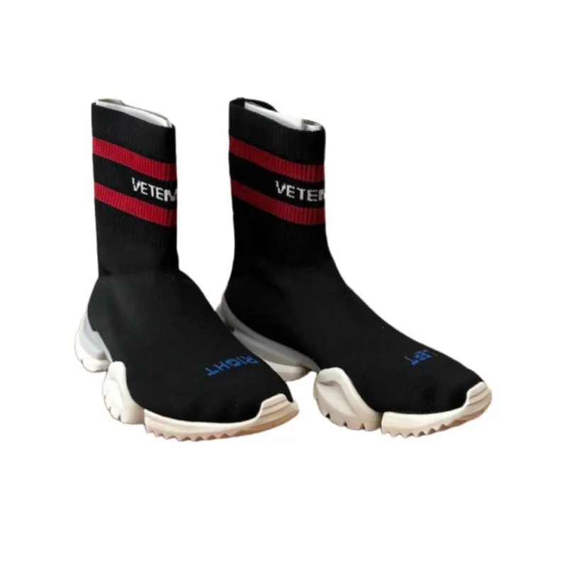 Reebok Vetements X Sock Pump High Top 'Black'-2
