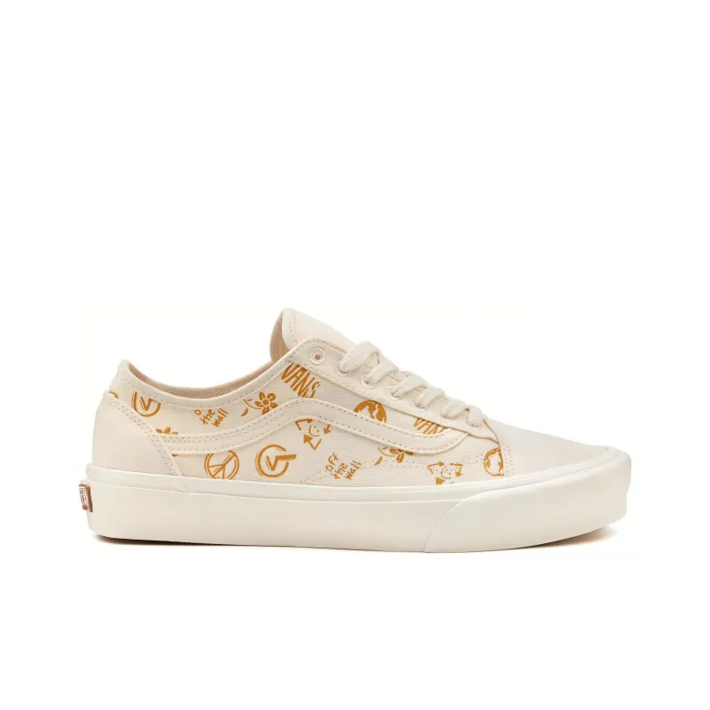 Vans Old SkoolOld Skool Anti-Slip And Wear-Resistant Lightweight Low-Top Skateboard Shoes Unisex Beige-1