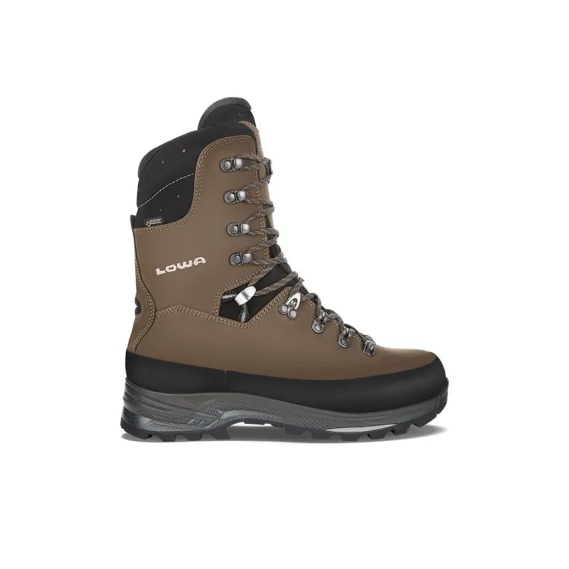Lowa Hiking / Trekking Shoes Men High Top Brown Black-1