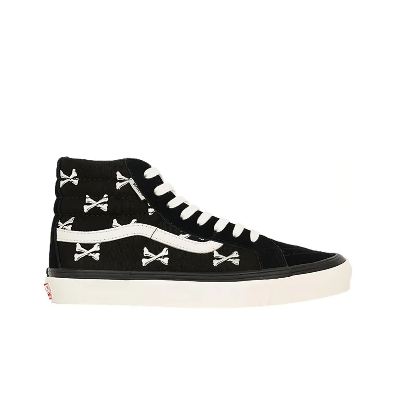 Vans Sk8 Hi Wtaps Black Crossbones-1
