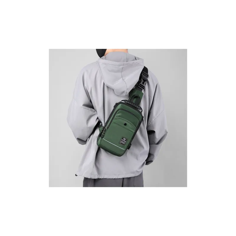 Venerable Brahma Nylon Fabric Sling Bag Regular Men's-15