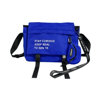 MingLu Oxford Shoulder Bag Crossbody Bag Solid Color Versatile Fashion For College Students All Unisex