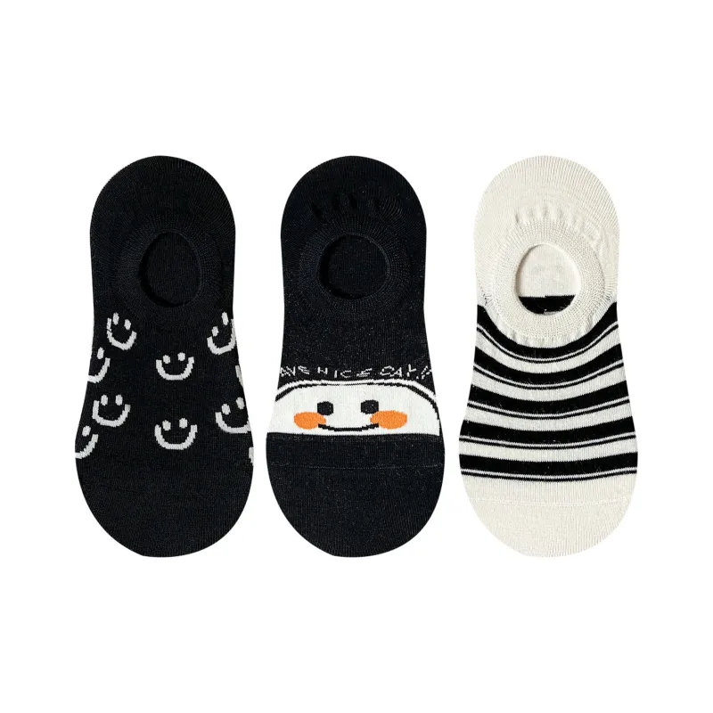 XXLLG No Show Socks Women's 3 Pack-10