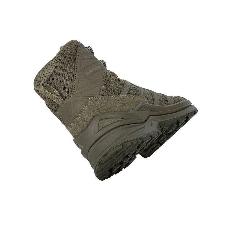 Lowa INNOX PRO GTX Shock Absorbers With Slip Resistant Features High Top Hiking Shoes Men's Green-3
