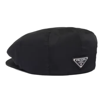 PRADA Recycled Nylon Berets Women's Black
