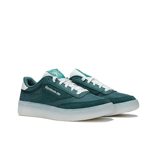 Reebok Club C 85W Shoes 'Green White'-2