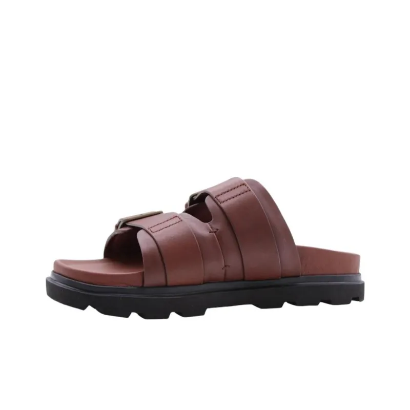 UGG Capitola Buckle Slide Sandal Cognac-1
