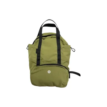 Lululemon Nylon Portable One Shoulder Crossbody Fanny Pack Backpack Women's Green