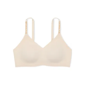 Victoria's Secret PINK THE T-SHIRT T-Shirt Lightly Lined Lounge Bra/Beige Bra Women's Light Umber