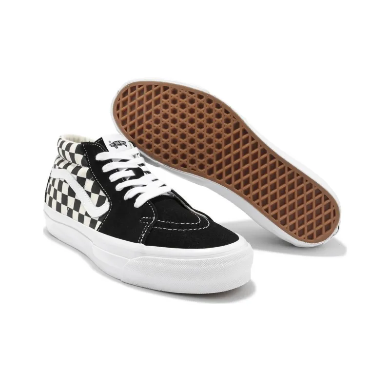Sk8 Vans Mid Reissue 83 Lx 'Checkerboard Black'-3