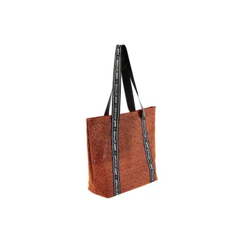 GOX Gauze Tote Bag Shopping Bag Shoulder Bags Women's Vibrant Green/Sun Orange/Sophisticated Black
