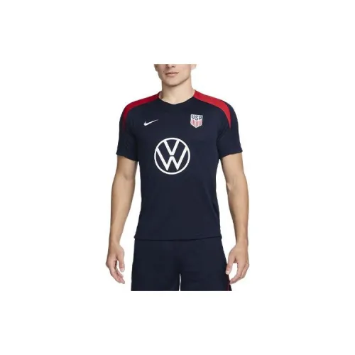 Nike USA Soccer Team Olympic Series Soccer Jerseys Men Marine Blue