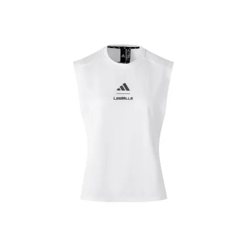 Adidas LES MILLS Tank Tops Women's White