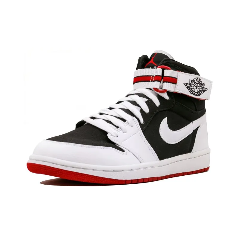 Jordan 1 Retro High Strap White Black Varsity Red-1