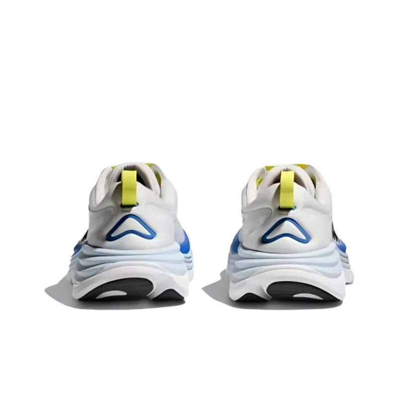 HOKA ONE ONE Gaviota 5 Cushioning Wear-Resistant Low-Top Running Shoes Men's White-3
