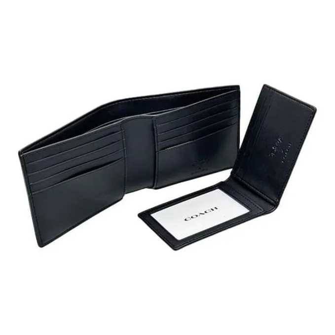COACH Disney Collaboration 3 IN 1 Wallet Coated Canvas Coin Purses Wallets Regular Women's Bronze & Black Multicolor-2