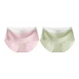 A Set: Peach Pink+Lime Green