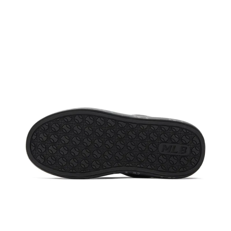 MLB Chunky Classic Slip Resistant Low Top Skateboard Shoes Unisex Black-5