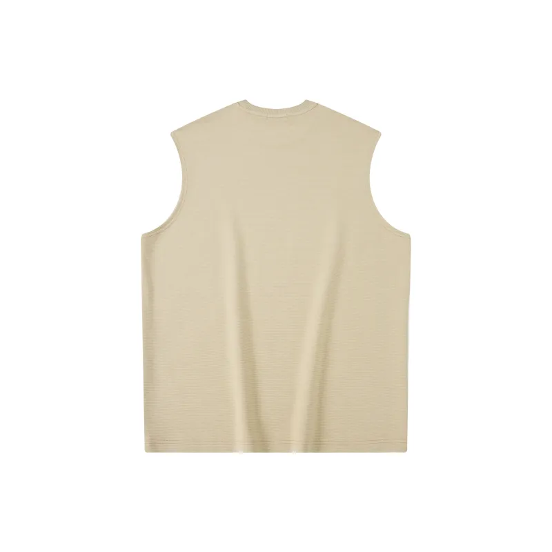 A.B.X Knitted Fabric Sports Street Style Vest Men's-5