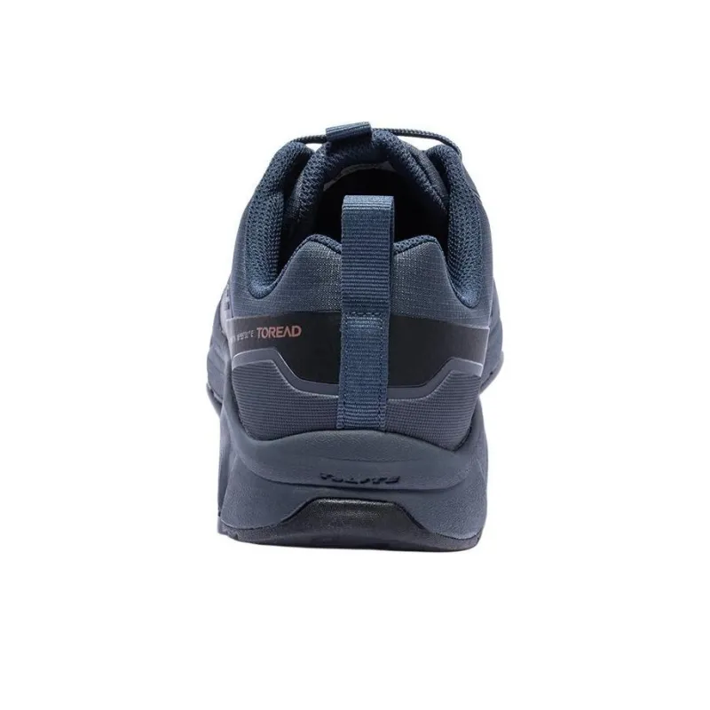 TOREAD Slip Resistant, Abrasion Resistant Cushioning Coverage Low Top Hiking Shoes Men's Blue Black-3