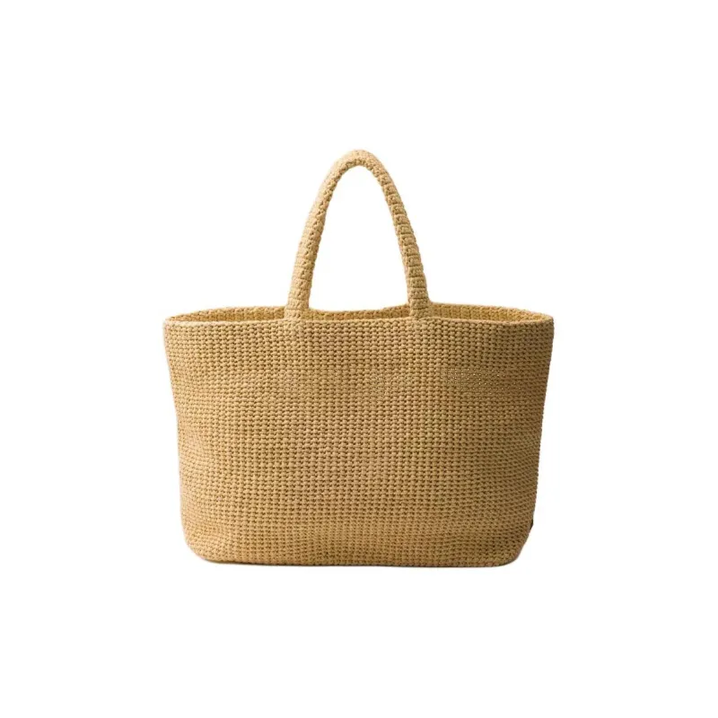 PRADA Fabric Handbag Unisex Tawny-3