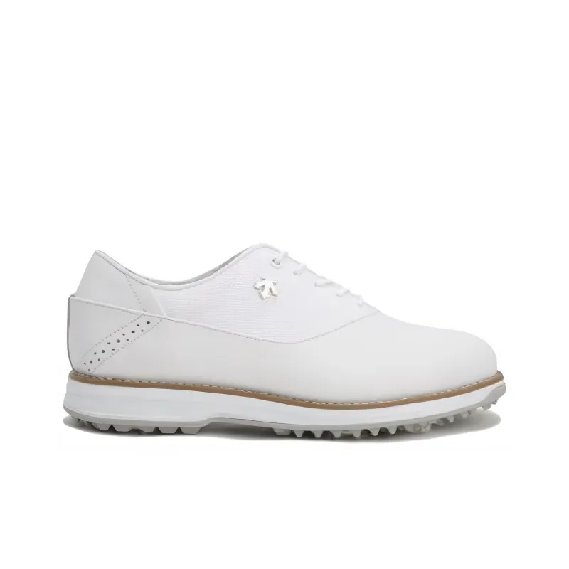 DESCENTE PRO CLASSIC Cushioning, Wear Resistant Low Top Golf Shoes Men's White-1