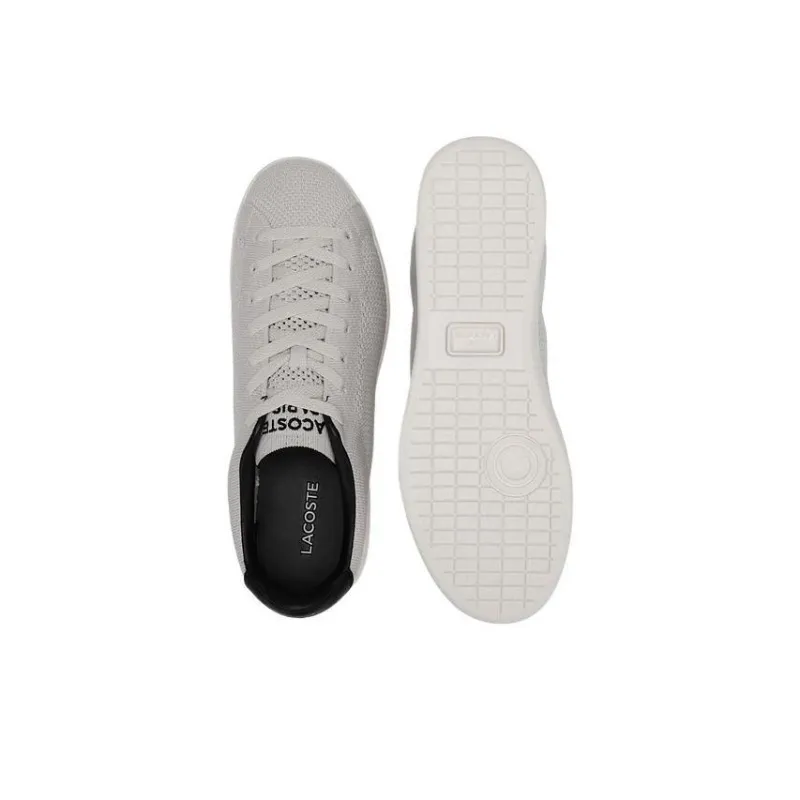 LACOSTE Low Top Skateboard Shoes Men's Greige-3