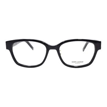 SAINT LAURENT Plate Frame Oval Eyeglass Frames Women's