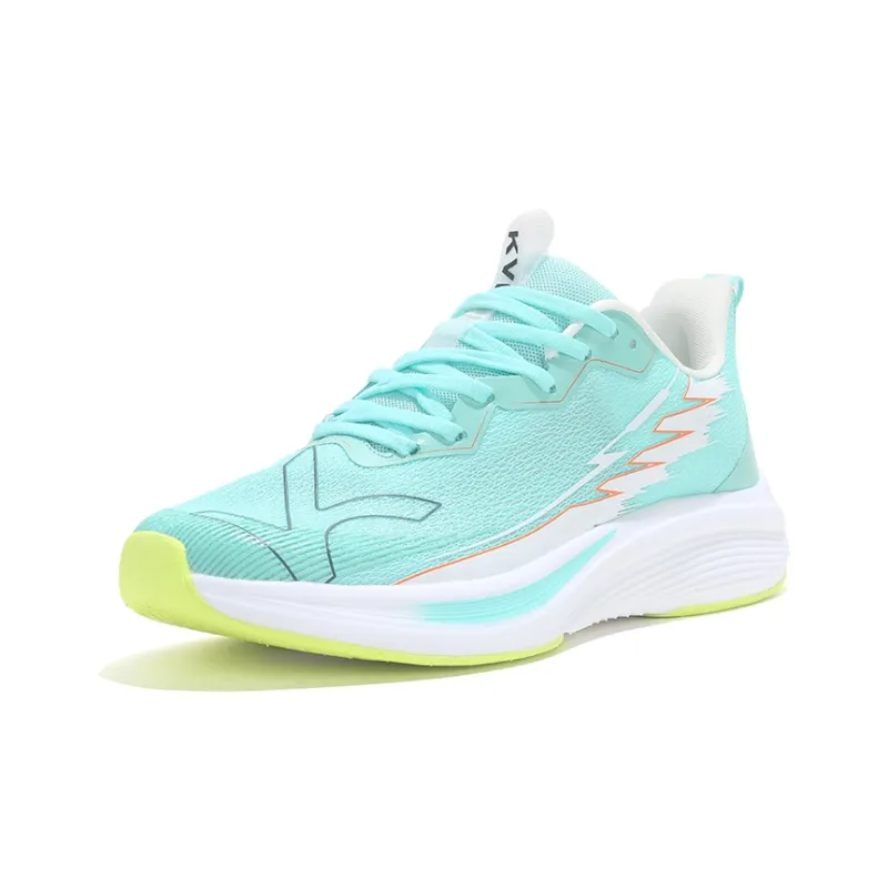 KVIV Cushioning Slip Resistant Breathable Coverage Lightweight Low Top Running Shoes Unisex Aqua-2