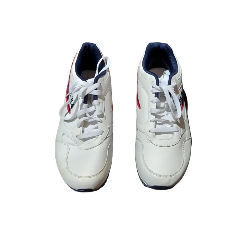 FILA Anti-Slip And Wear-Resistant Breathable Low-Top Tennis Shoes Women's White-2