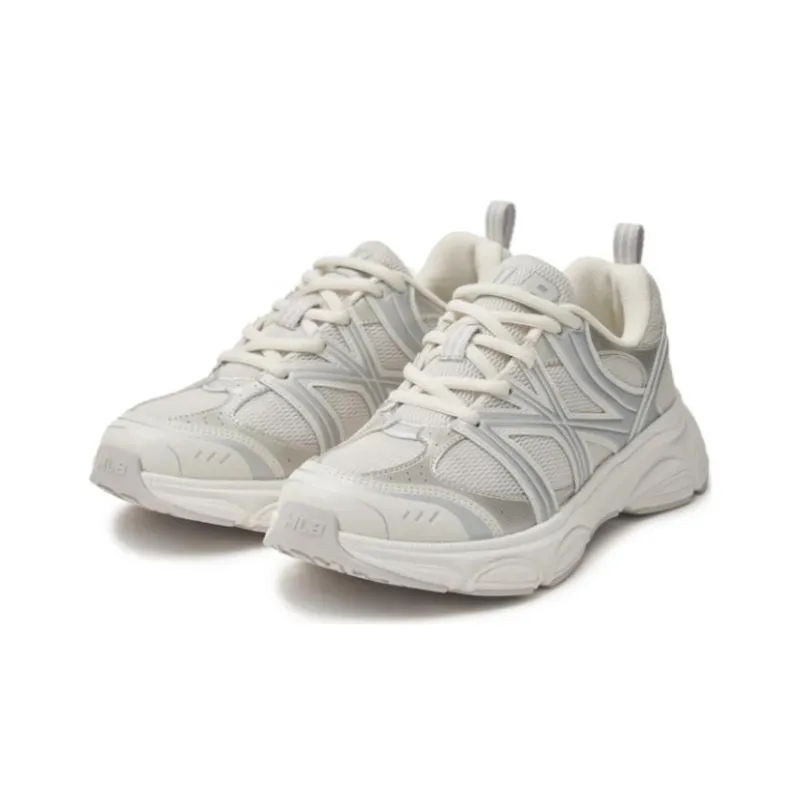 MLB Chunky Runner Ace Runner Wear Resistant Low Top Casual Running Shoes Unisex White-2