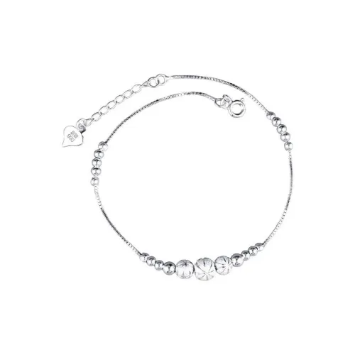 Old Qingyun Silver Building Anklets Women's