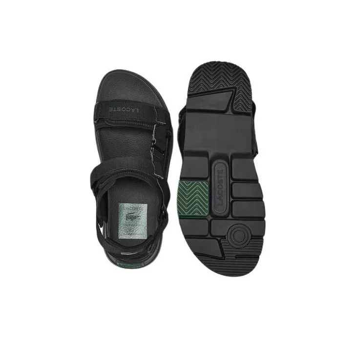 LACOSTE Beach Sandals Men's Black-4
