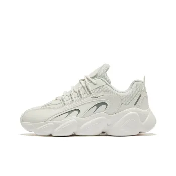 Erke Sweetheart 2.0 Cushioned Height Increase Lightweight Breathable Low Top Running Shoes Women's Microcrystal White