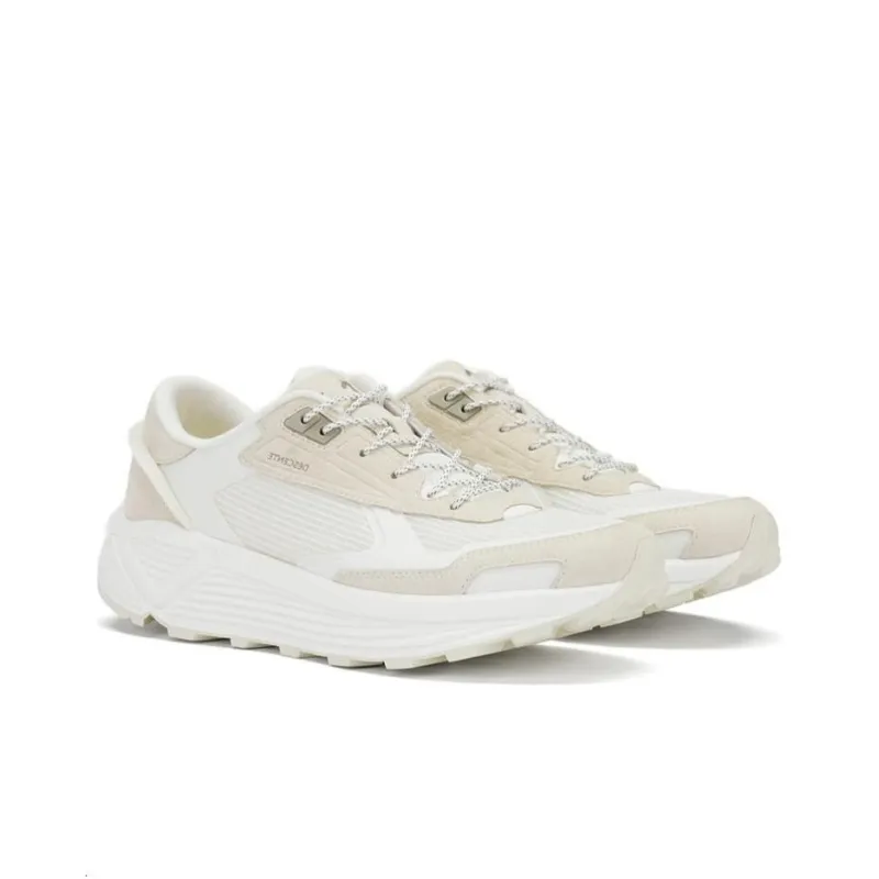 DESCENTE DUALIS Cushioning And Breathable Low Top Casual Shoes Men's Cream-3