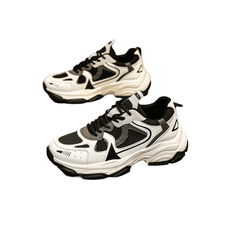 JKEM Wear-resistant Lightweight Breathable And Non-slip. Low-Top Chunky Sneakers Men's-12