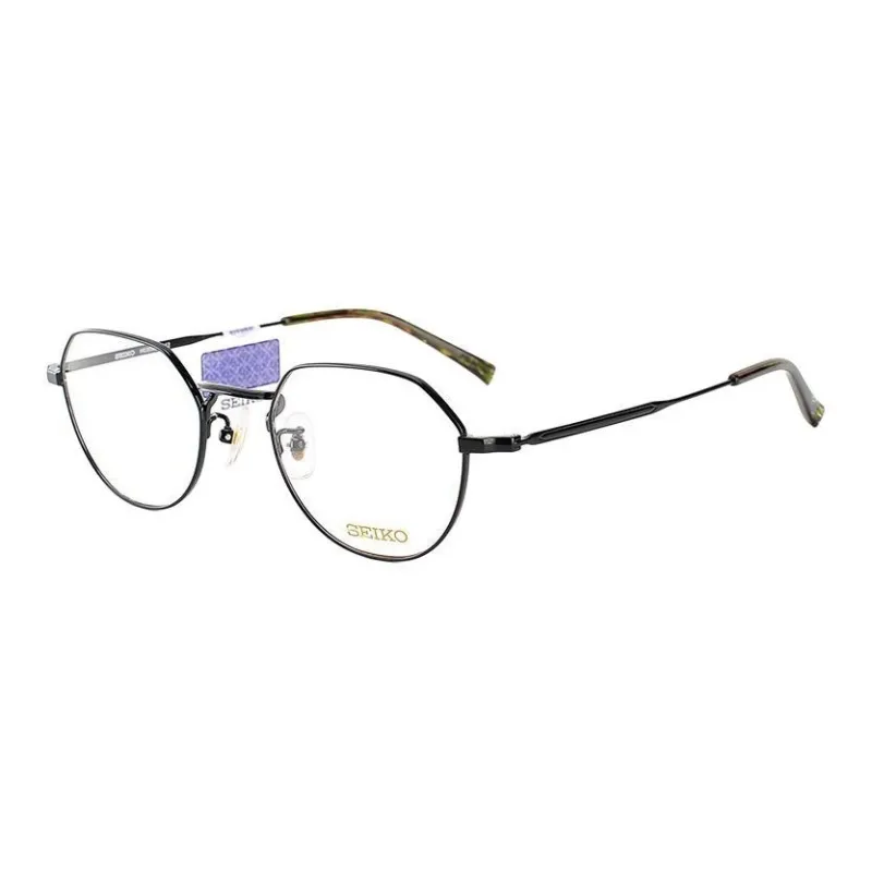 SEIKO Titanium Alloy Irregular Shape Eyeglass Frames Unisex Multicolor-0