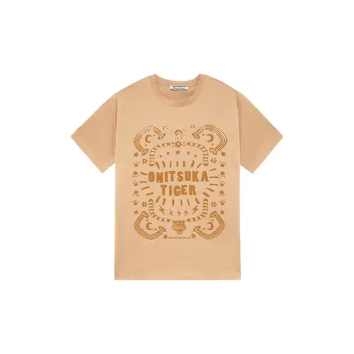 Onitsuka Tiger T-Shirts Unisex Brown