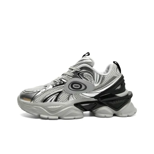 Grumpy Ram Anti Slip Wear Resistant Breathable Height Increasing Low Top Chunky Sneakers Men's