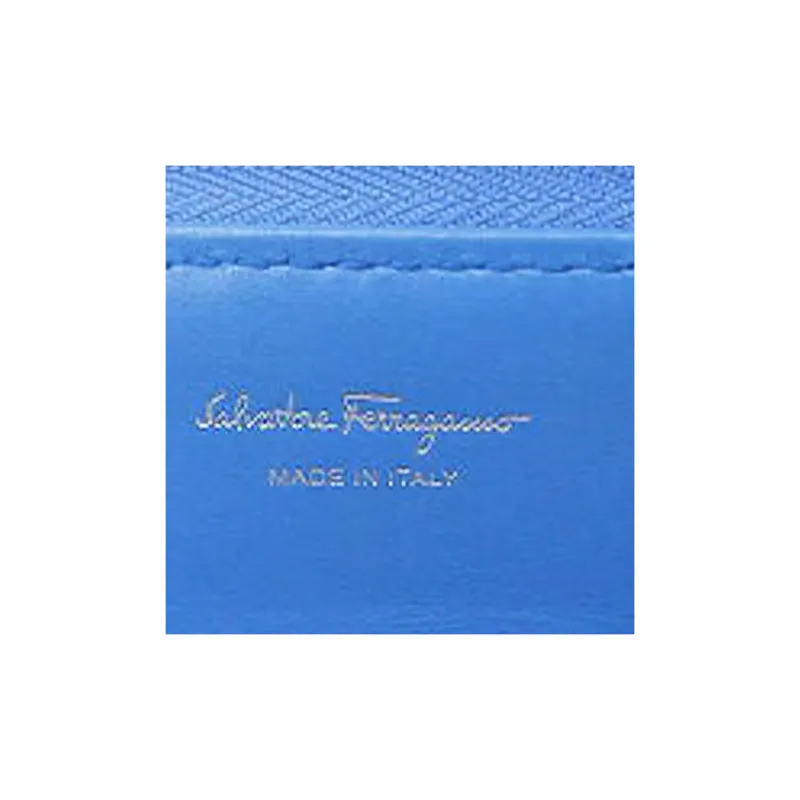 FERRAGAMO Velvet Crossbody Bag, Shoulder Bag Women's Royal Blue-6
