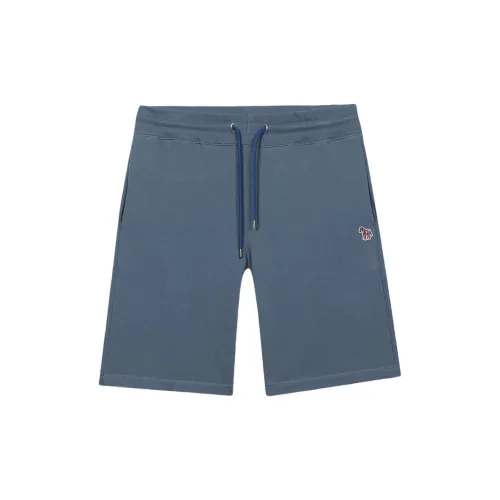 Paul Smith Zebra Logo Series Casual Shorts Men Indigo