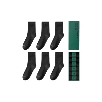 FIRS Mid Calf Socks Men's 6 Pack