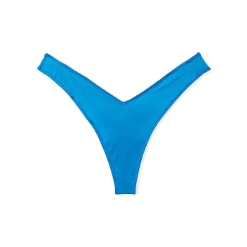 Victoria's Secret PINK/ VERY SEXY Strappy Back High-Leg Thong Panty Underpants Women's 1 Pack Capri Blue