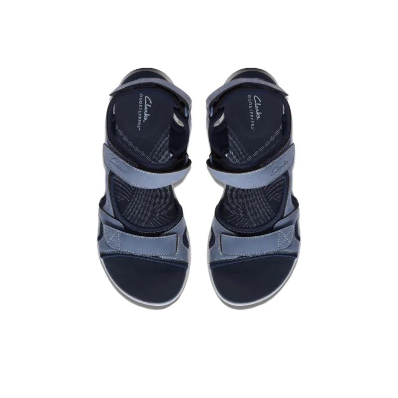 Clarks Beach Sandals Women's Denim Blue-3
